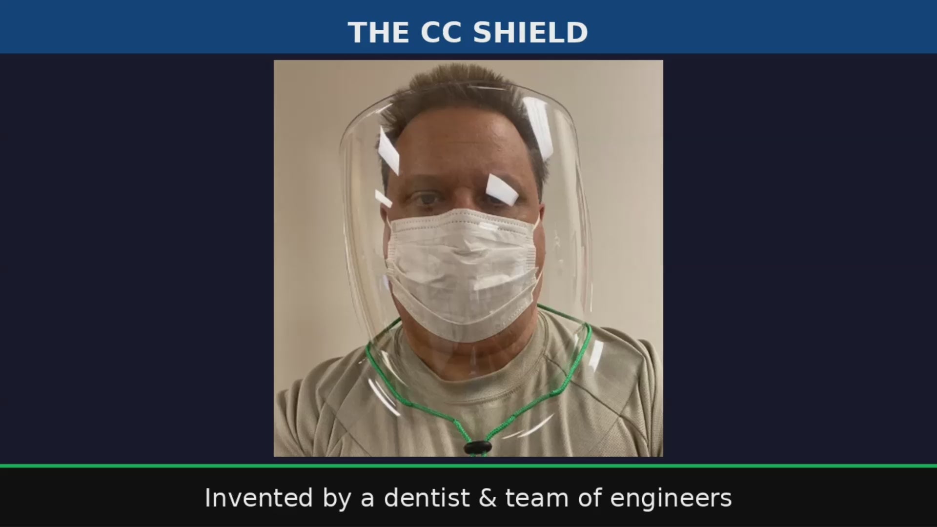 The CC Shield, total face and neck protection